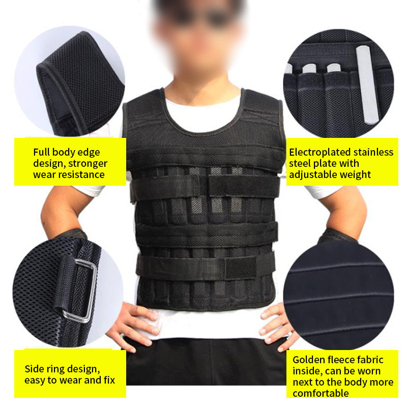Weighted running vest