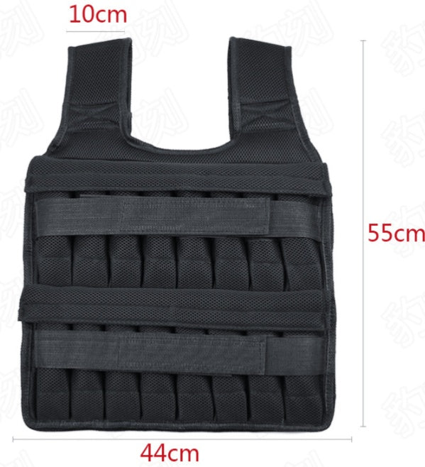 Weighted running vest