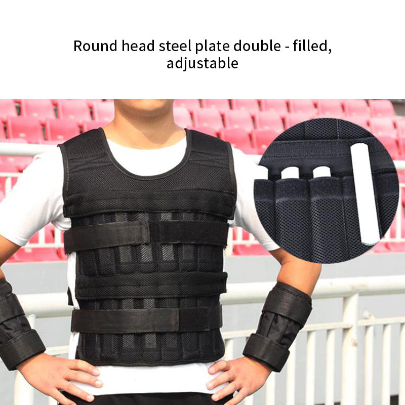 Weighted running vest
