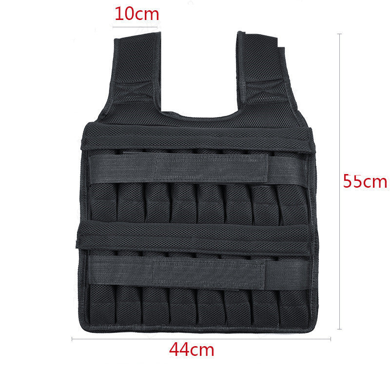Weighted running vest