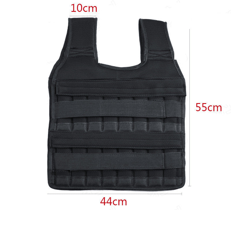 Weighted running vest