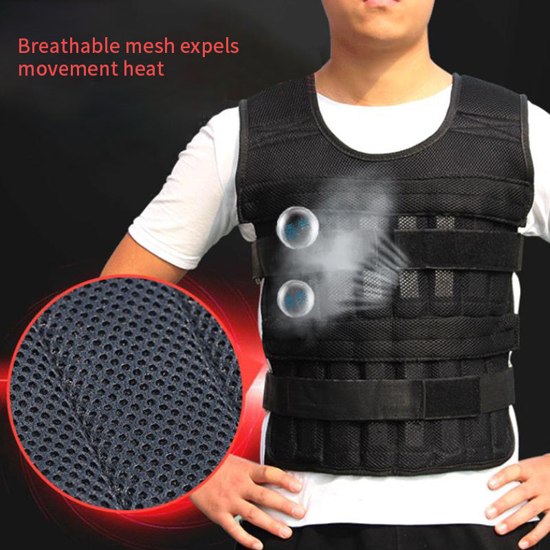 Weighted running vest